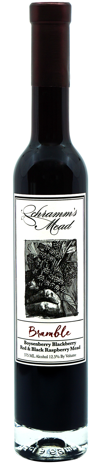 Bramble - Boysenberry, Blackberry, Red & Black Raspberrry Mead - 375 ML Alcohol 12.5% By Volume