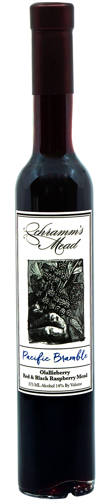 Pacific Bramble - Olallieberry, Red & Black Raspberry Mead - 375 ML Alcohol 14% By Volume